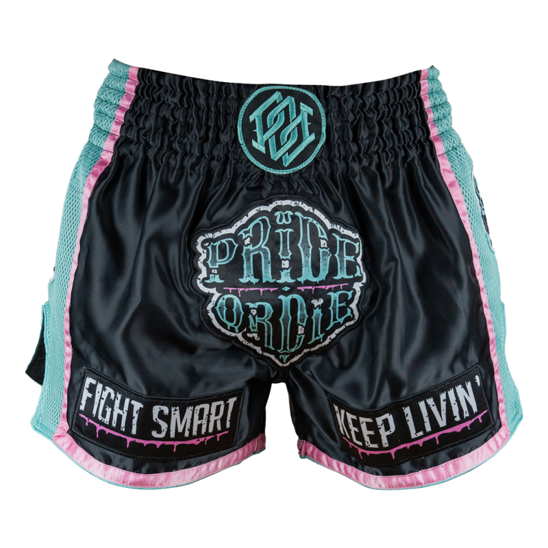 Pride Or Die z-camp Thai shorts - black